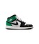 KII1254　225-25AIR JORDAN 1 MID SE GS　100SMTWHT/BLACK　712760-0002