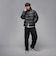 HV0532　M J BRK PUFFER JKT　010BLK/WHT　703950-0001