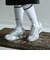 883335　U ACADEMY STRIPE FTBL SOCKS　101WHT/BLK　692696-0002