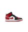 KHV4444　17-22 JORDAN 1 MID SE (PS)　006BLK/V RED　704372-0001