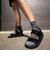 WFJ6043　W CALM SANDAL　001BLACK/BLACK　680948-0001
