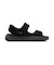 WFJ6043　W CALM SANDAL　001BLACK/BLACK　680948-0001