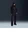HJ0976　W WR POLY KNIT JKT　010BLK/WHT　690295-0001