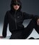 HJ0976　W WR POLY KNIT JKT　010BLK/WHT　690295-0001