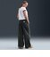 II0493　W DENIM WVN PANT GCEL　010BLK　695653-0001