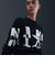 IM7566　M SWTR KNIT CREW MOP1　010BLK　703864-0001