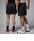 HF9371　M J PLSD 5IN SHORT　010BLK/WHT　695612-0001
