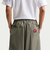 II0520　M NL WIDE LEG PANT　328SLVRSG/WHITE　707013-0003