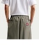 II0520　M NL WIDE LEG PANT　328SLVRSG/WHITE　707013-0003