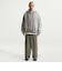 II0520　M NL WIDE LEG PANT　328SLVRSG/WHITE　707013-0003
