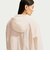 IQ0057　W HOODED JACKET　133CHALK/BLACK　707065-0002