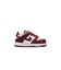 KFB9107　12-16 DUNK LOW (TDE)　115WHT/REDWOD　672081-0011