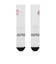 IF3502　U J 1P SOCKS　100WHITE/UNVRED　708444-0002
