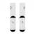 IF3502　U J 1P SOCKS　100WHITE/UNVRED　708444-0002