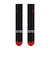 IF3502　U J 1P SOCKS　010BLACK/UNVRED　708444-0001
