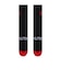 IF3502　U J 1P SOCKS　010BLACK/UNVRED　708444-0001