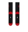 IF3502　U J 1P SOCKS　010BLACK/UNVRED　708444-0001