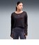 529566　W STUDIO LS TEE　01BK　718316-0001