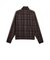 639061　M T7 RELAXED TARTAN WOVEN JKT　33CHOCOLATE F.　717910-0002