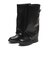 W3095　COVER LONG BOOTS4　BLACK　715022-0001