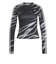 LH1951　W ADILENIUM BODY SHAPING TEE　BLACK　717752-0001