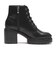 W8037　GL 6HOLE LACE UP 8　BLACK　715021-0001