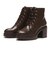 W8037　GL 6HOLE LACE UP 8　BROWN　715021-0002