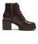W8037　GL 6HOLE LACE UP 8　BROWN　715021-0002