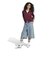 LH1940　W ADILENIUM SLIM KNIT TT　MAROON　717728-0001