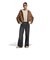 LH1953　W ADILENIUM BAGGY DENIM PANTS　BLACK　717754-0001