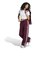 LH1936　W ADILENIUM KNIT TP　MAROON　717726-0001