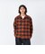 126K1071001　M Check Flannel Open Shirts　BROWN　717847-0002