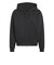 LC8115　U OVERSIZE ZIP HOODIE(SK)　BLACK　716497-0001