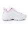 FU0106501100　DISTRACER CHECK　*White/Pink　721014-0001