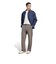 LC5953　U MELANGE PANTS　*DARKBROWN　716479-0001