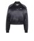 KT2648　W SATIN SST BOMBER JACKET　BLK/WHT/GRY3　715762-0001