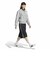 KR6513　W CHEER JACKET　MGREY/WHITE　716403-0001