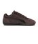 407674　SPEEDCAT CROCO LEATHER WNS　01C.FONDUE/BK　714452-0001