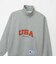 C3-E009　M HALF ZIP SWEATSHIRT　ｵｯｸｽﾌｫｰﾄﾞｸﾞﾚｰ　720238-0001