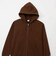 C3-E101　M ZIP HOODED SWEATSHIRT　ﾀﾞｰｸﾌﾞﾗｳﾝ　720247-0003
