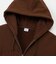 C3-E101　M ZIP HOODED SWEATSHIRT　ﾀﾞｰｸﾌﾞﾗｳﾝ　720247-0003