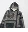 C3-E606　M QUILT PADDED HOODED JKT　ﾌﾞﾗｯｸ　720252-0001