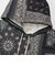 C3-E606　M QUILT PADDED HOODED JKT　ﾌﾞﾗｯｸ　720252-0001