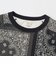 C3-E605　M QUILT PADDED CREWNECK JKT　ﾌﾞﾗｯｸ　720251-0001