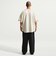 II0520　M NL WIDE LEG PANT　010BLACK/WHITE　707013-0001