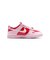 KIQ0218　225-25(H) DUNK LOW BG　663PNKFOM/SMTWH　708031-0001