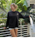 【ROXY ロキシー 公式通販】ロキシー（ROXY）【OUTLET】Roxy ALL ABOUT SOL 長袖ラッシュTシャツ付き 水着 4点セット