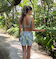 【ROXY ロキシー 公式通販】ロキシー（ROXY）【OUTLET】Roxy SIMPLY BOTANICAL ラッシュTシャツ付き 水着 3点セット