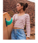 【ROXY ロキシー 公式通販】ロキシー（ROXY）Roxy MOON BAY STRIPES LS Tシャツ ロンT