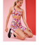 【オンラインストア・直営店限定】Roxy HEART INTO IT BRA PT ウィメンズ ブラトップ パイナップル柄
